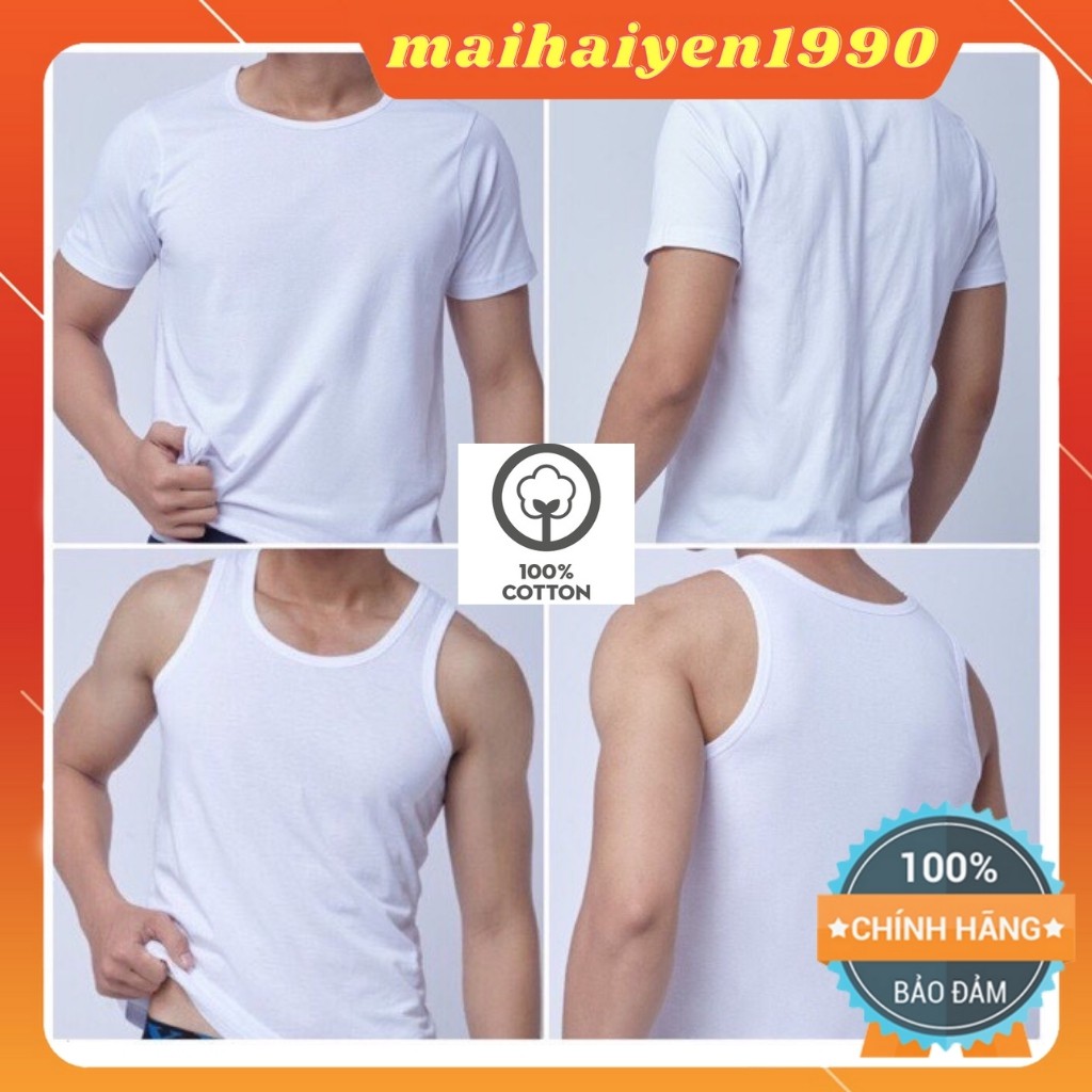 Áo lót nam đông xuân chính hãng ARISTINO màu trắng -AC21-AC22