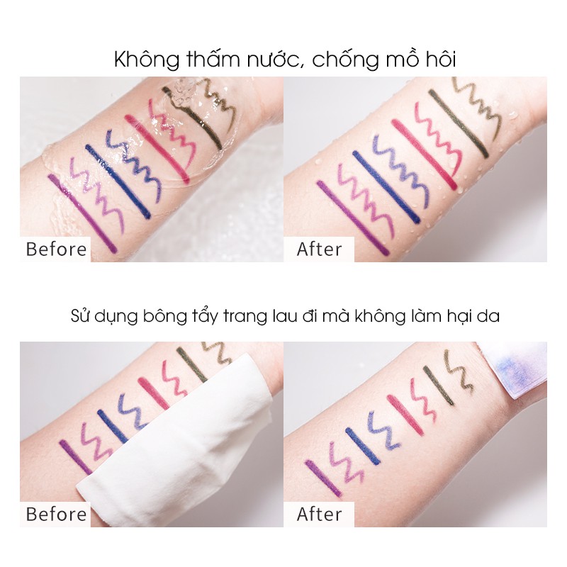 Chì kẻ mắt Chioture Smooth Carayon Eyeliner chống thấm nước lâu trôi và dễ sử dụng 0,12g