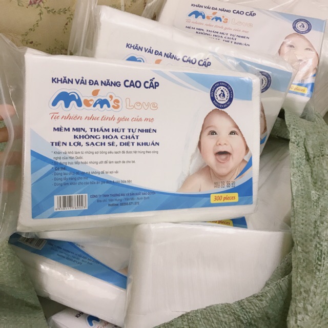5 gói khăn giấy khô đa năng mom love 300gr