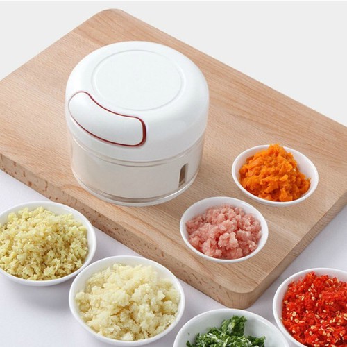 Máy xay tỏi ớt rau củ gia vị -xay đồ ăn dặm cho bé bằng tay tiện lợi Siêu tiện lợi
