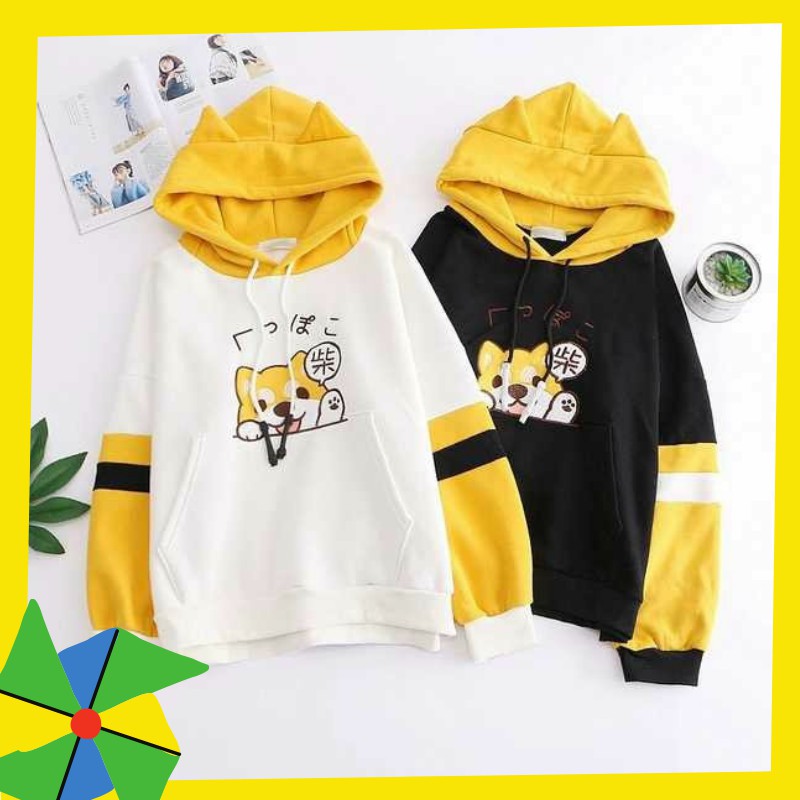 [BESTSELLER] ÁO KHOÁC NỈ HOODIE CHÚ CHÓ SHIBA