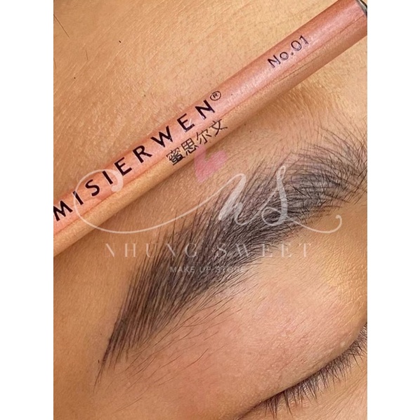 Chì Kẻ Mày lõi cứng chống thấm nước - dùng được 3 năm dù ngày nào cũng gảy k hao mòn và k đứt gãy như chì giòn mềm cũ