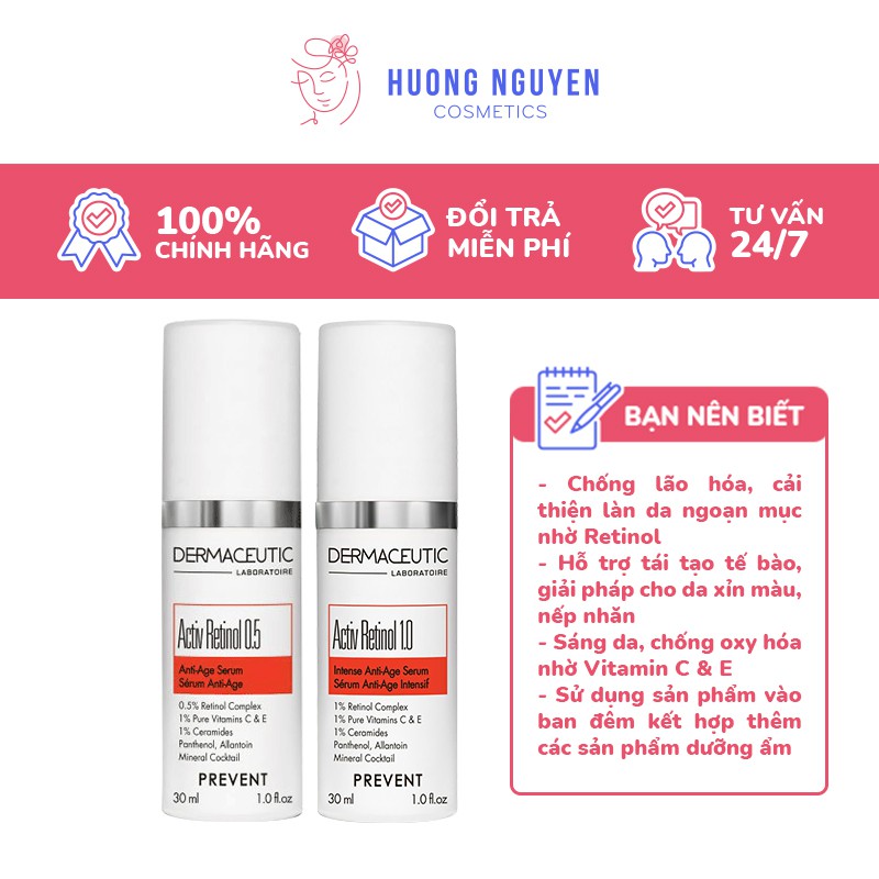 Tinh Chất Dermaceutic Activ Retinol Age Defense Serum 30ml