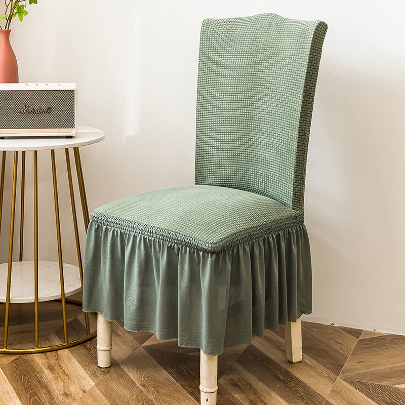 Vỏ Bọc Ghế Ngồi Bàn Ăn Vải Nhung Chất Liệu Co Giãn Cao Cấp