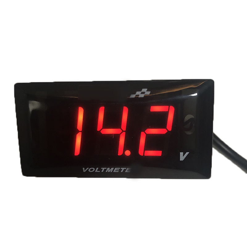 Đồng hồ đo vol dùng cho xe mô tô chống nước nguồn 8-12DC