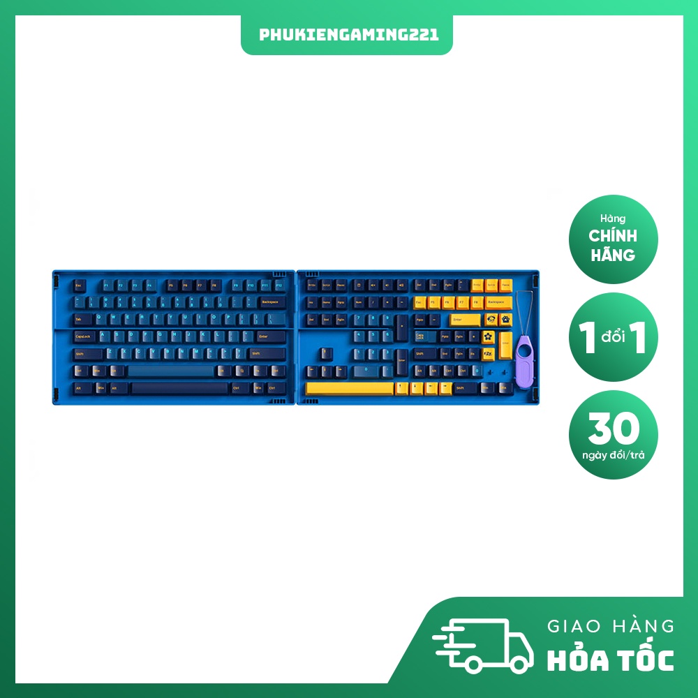 Nút Bàn Phím - AKKO Keycap set – Macaw (PBT Double-Shot/ASA profile/199 nút)