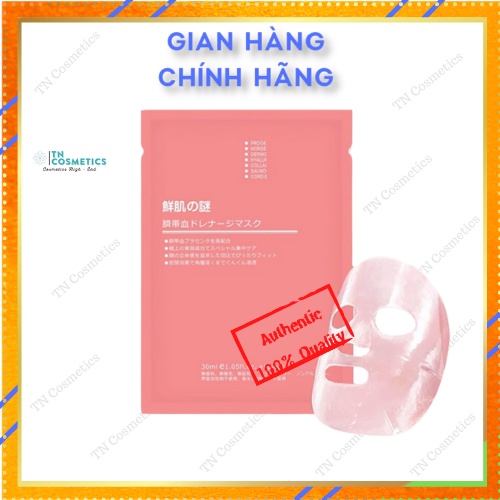Mặt nạ nhau thai cừu cuống rốn tế bào gốc Nhật Bản Rwine Beauty, mặt nạ giấy cấp ẩm, sản sinh Collagen MN194