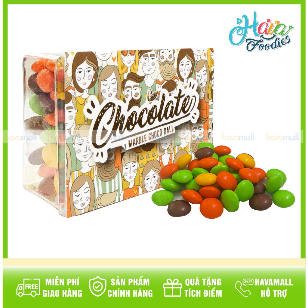 Kẹo Socola Choco Rock Viên Bi