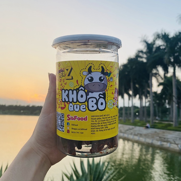 Khô bò que 200g - SibFood - SZ0201 | BigBuy360 - bigbuy360.vn