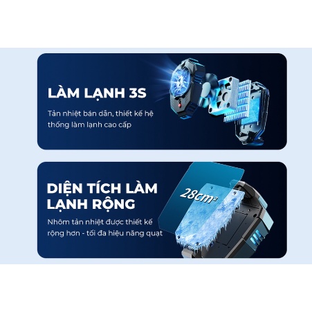 [sò lạnh] tản nhiệt điện thoại nhanh chơi game X20 - Nâng cao tuổi thọ pin-tăng tốc độ game