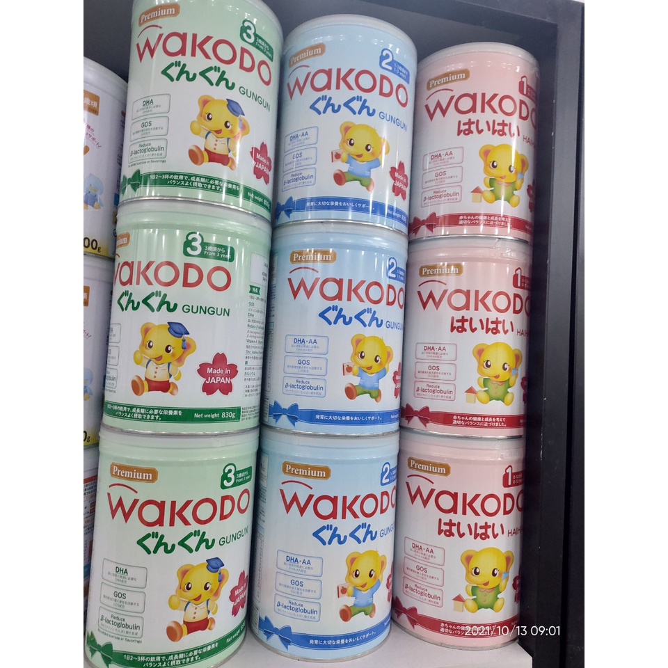 Sữa bột Wakodo Nhật Bản số 2 cho bé từ 1-3 tuổi