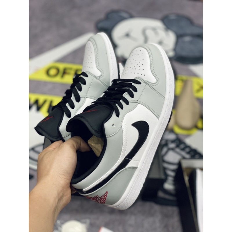 [AGsneaker] Giày thể thao cổ thấp chân bè fit lên 1 size màu xám trắng đen...