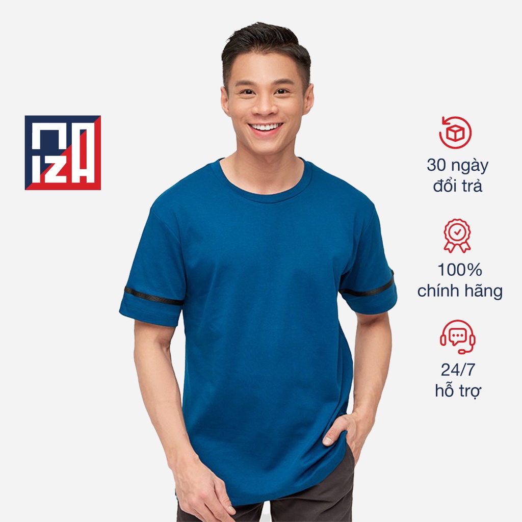 Áo thun ngắn cộc tay nam CIZA cổ tròn vải thun cotton cao cấp thoáng mát size S M L XL ATNR09