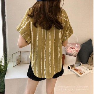 Sơ Mi Kẻ Sọc Dáng Rộng