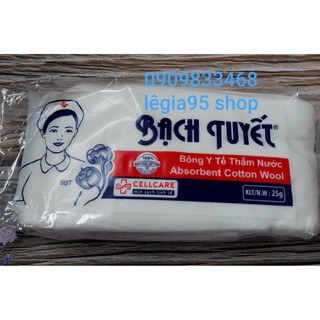 Bông gòn y tế 25gr sơ cứu vết thương Bông Bạch Tuyết