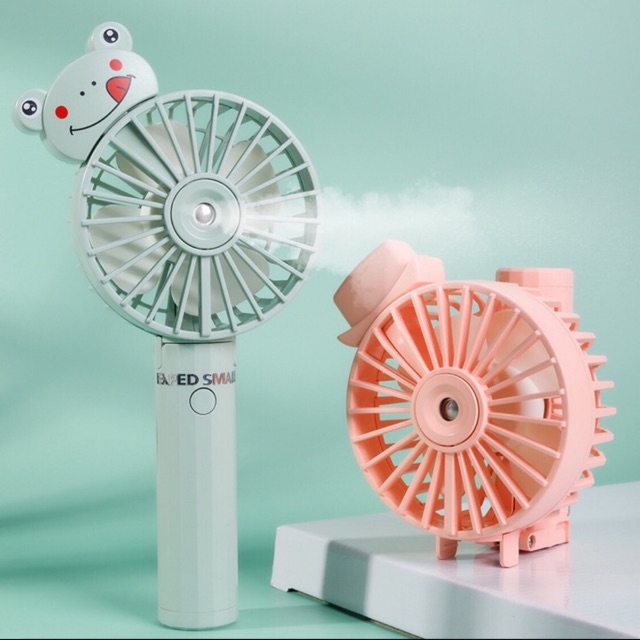 🎀Bảo Hành 3 Tháng🎀Quạt Phun Sương Cầm Tay🎀Quạt Mini Tích Điện Hơi Nước Tạo Ẩm 800mAh🎀 | BigBuy360 - bigbuy360.vn