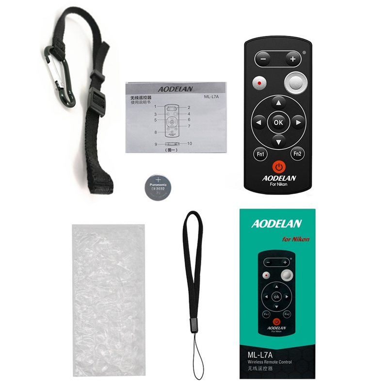 Bộ điều khiển từ xa cho máy ảnh Nikon Z50 Coolpix P950 B600 A1000 P1000 Ml-L7