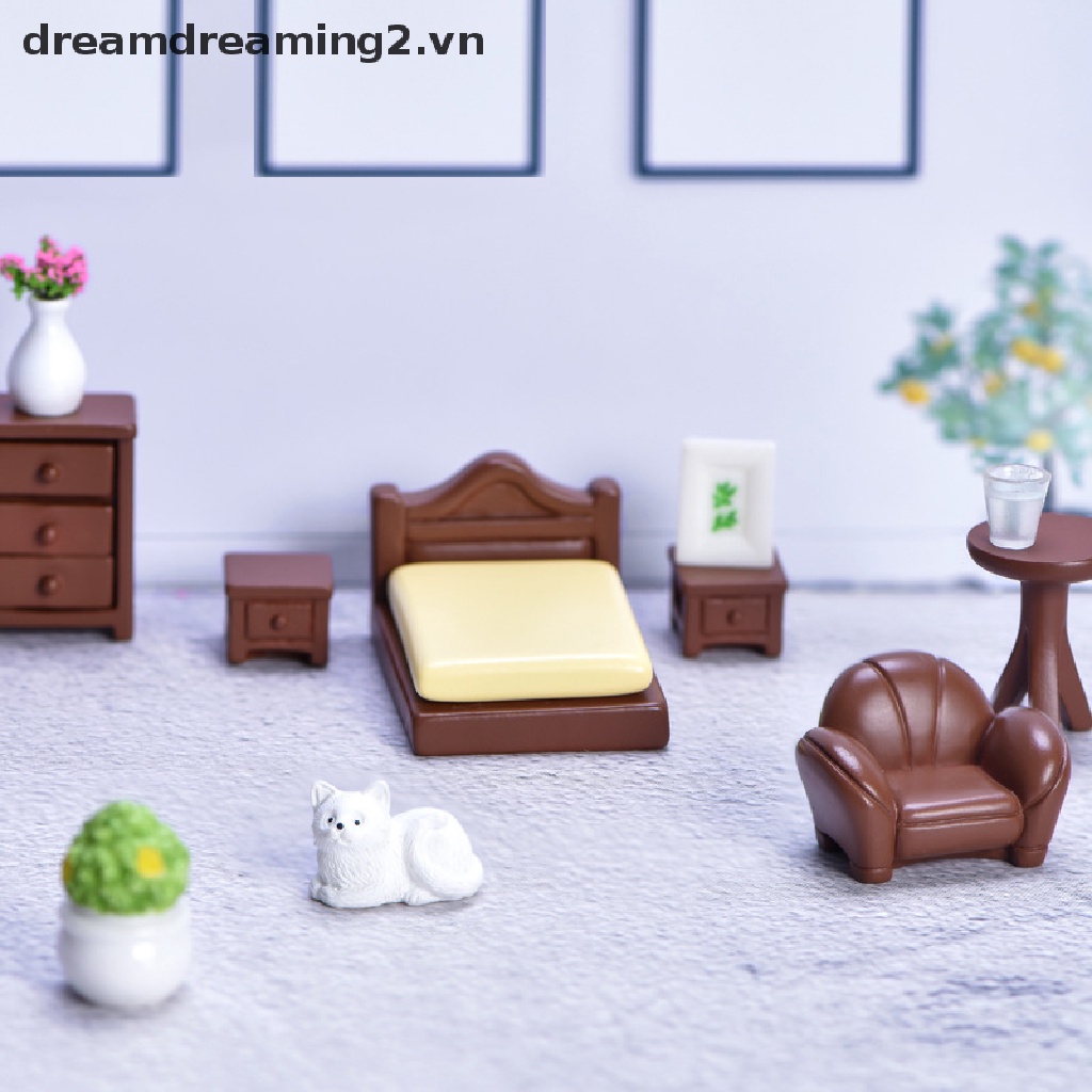 Phụ Kiện Trang Trí Nhà Cửa Họa Tiết Ngôi Nhà Dễ Thương Bắt Mắt