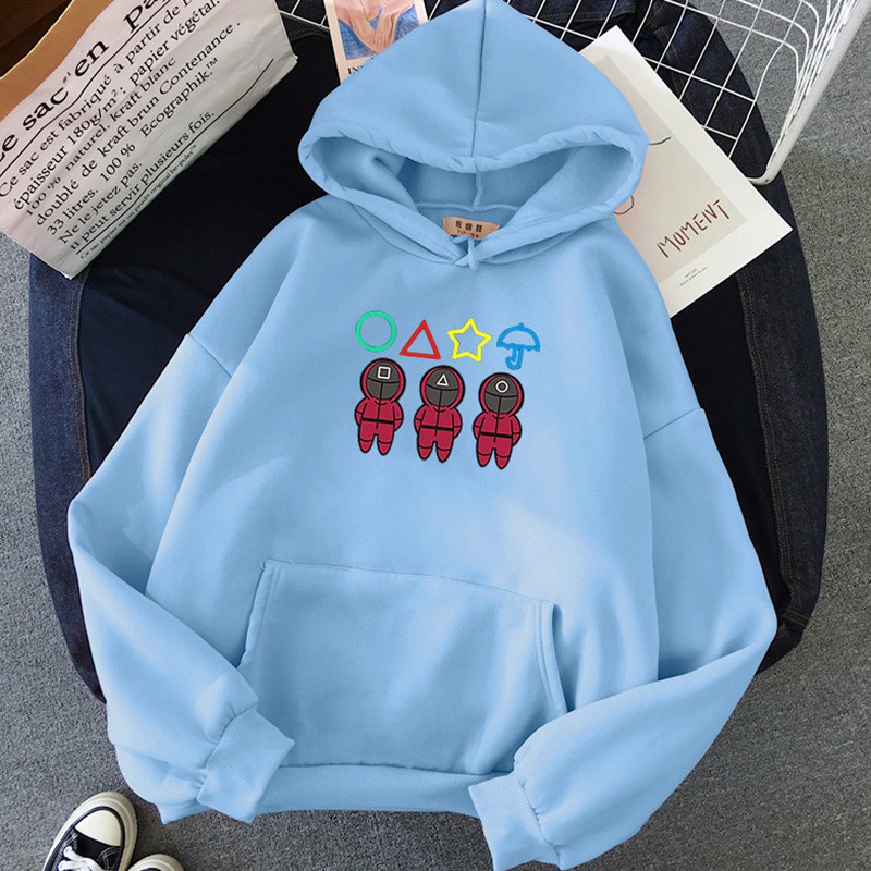 Áo hoodie lót nhung form rộng phong cách Hàn quốc cho cặp đôi
