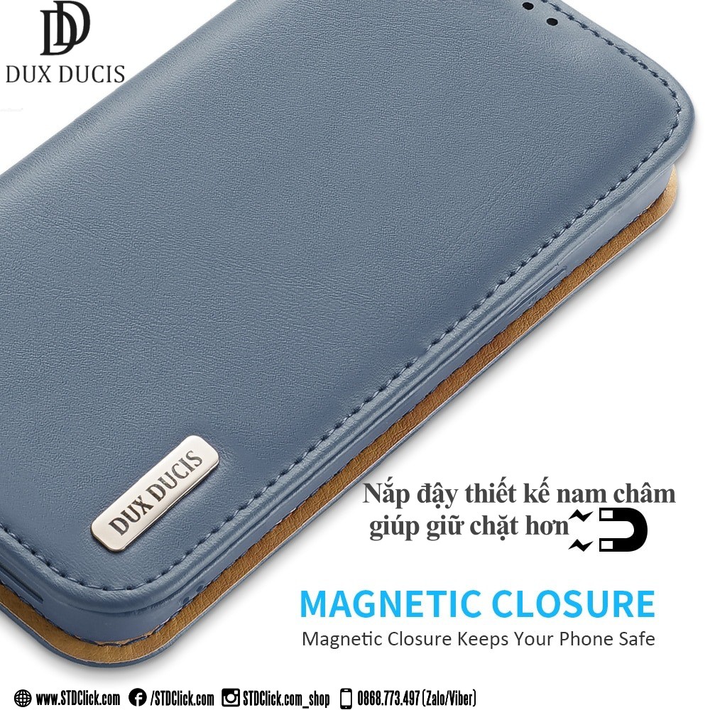 BAO DA IPHONE 13 PRO MAX - 13 PRO - 13 DUX DUCIS HIVO CHÍNH HÃNG