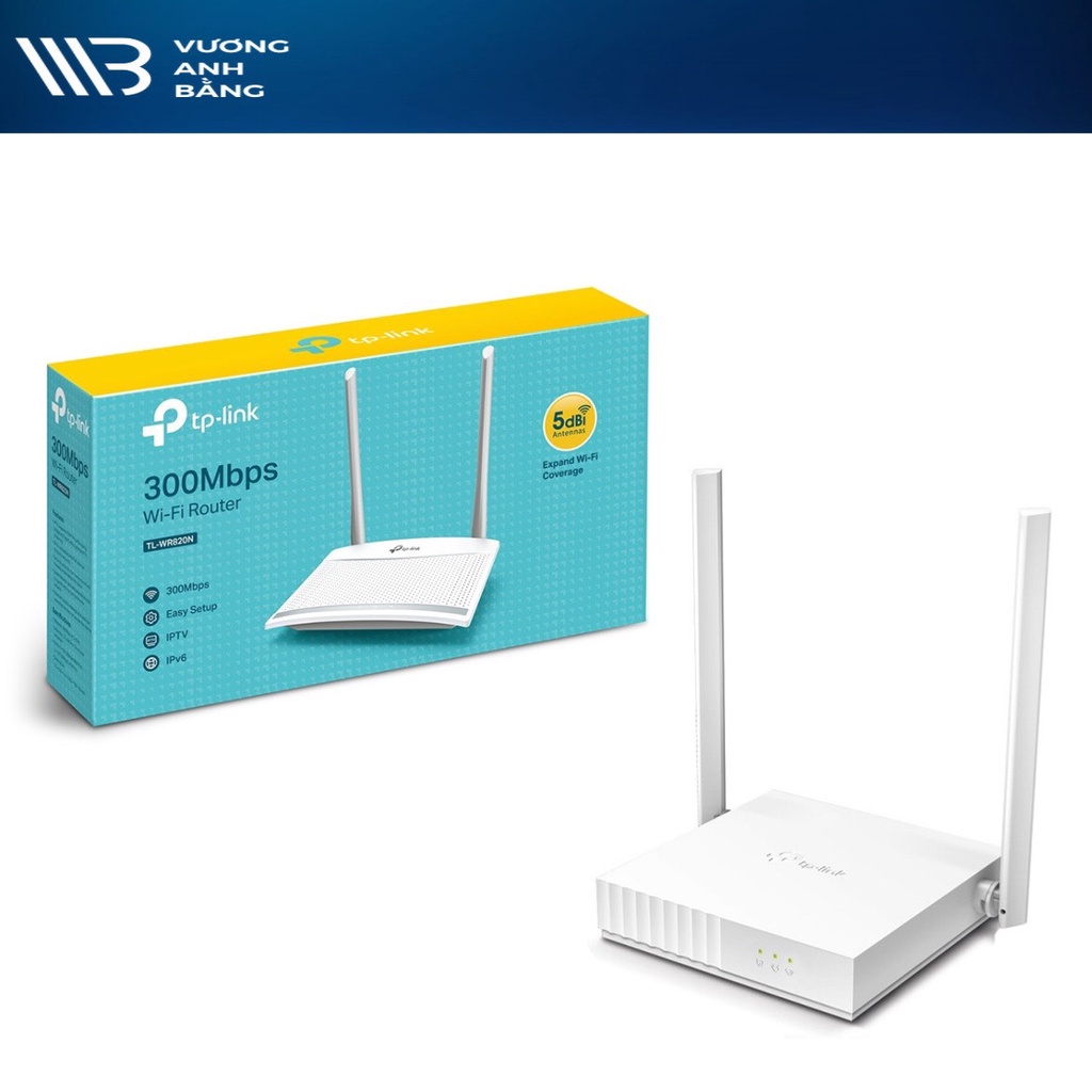 Bộ Phát Wifi TP-Link TL-WR820N Chuẩn N 300Mbps- Hàng chính hãng