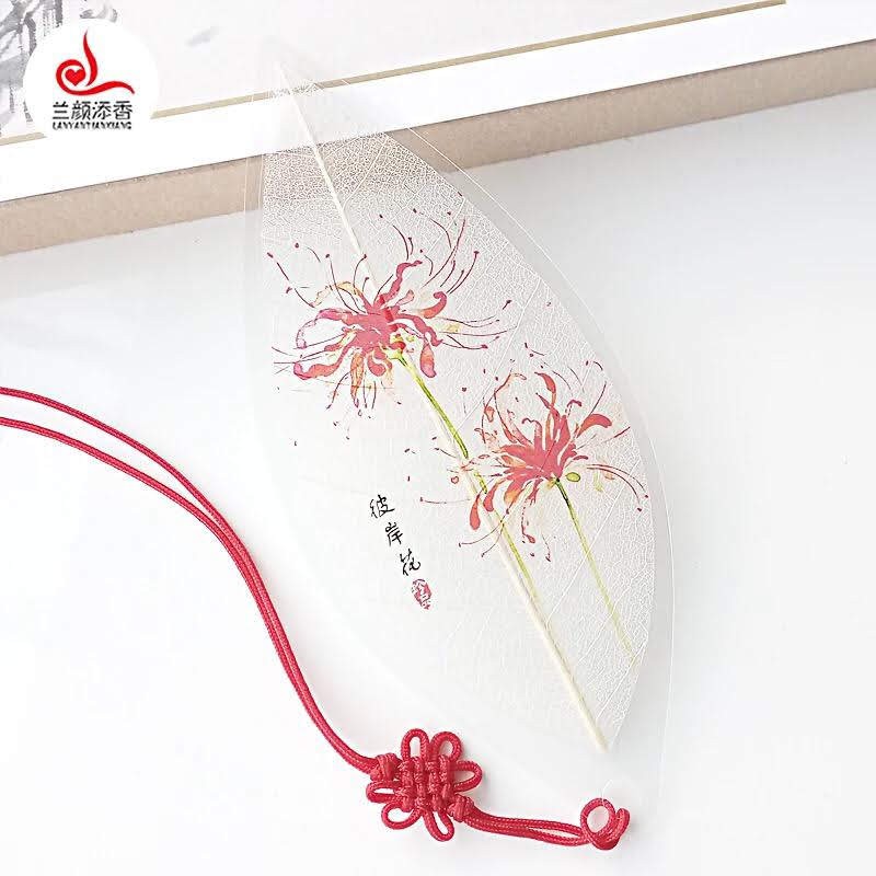 Bookmark ngân lá hình hoa bỉ ngạn