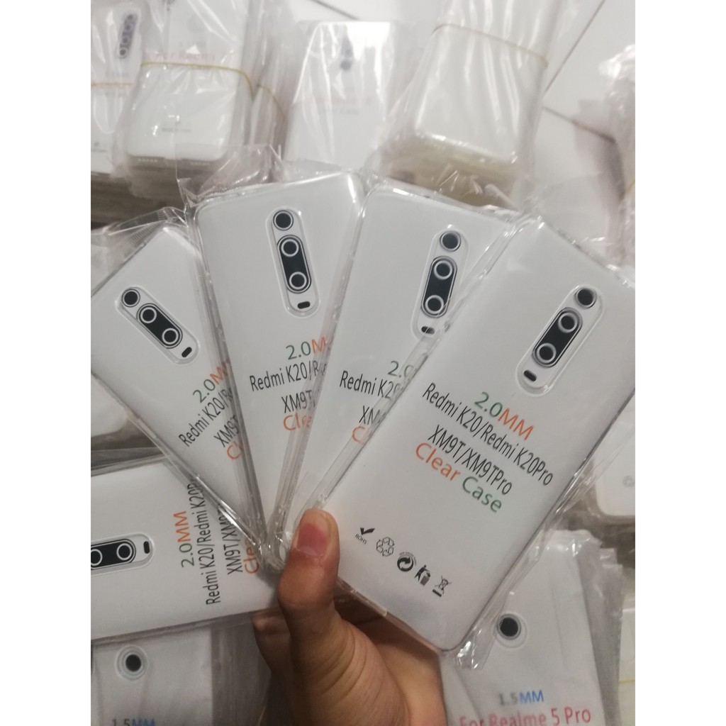 Ốp lưng Xiaomi Redmi K20/ K20Pro/ mi 9T -Trong suốt- Dẻo- Lâu ố Vàng