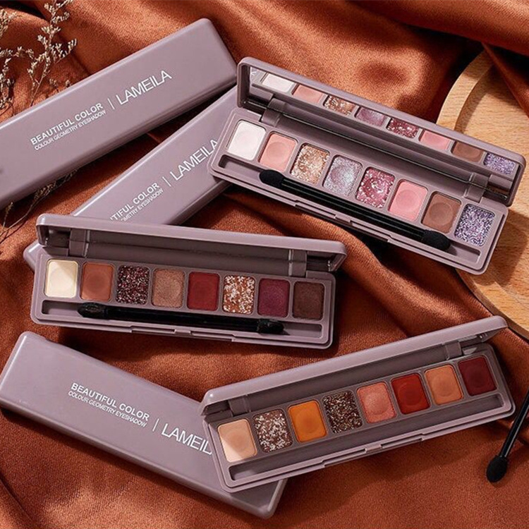 Bảng phấn mắt lameila 8 màu lì/nhũ ngọc trai