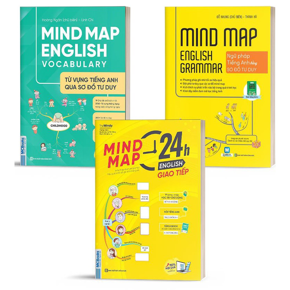 Sách Combo Mindmap English Học Kèm App Online