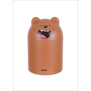 Thùng rác để bàn We Bare Bears (Grizzly)