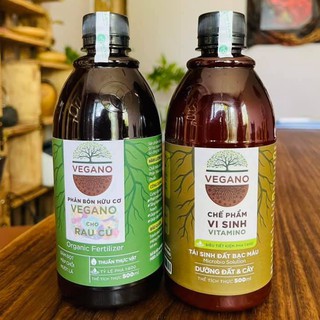 Combo phân hữu cơ vegano rau củ - chế phẩm vitamino cải tạo đất