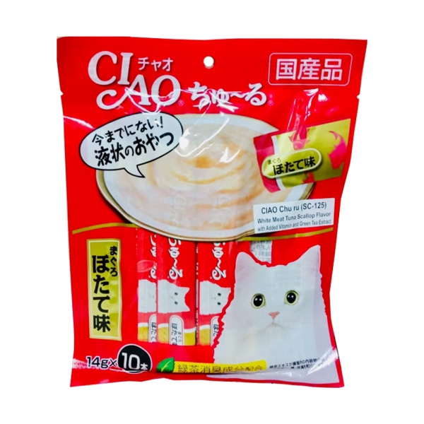 Pate CIAO CHURU nội địa Nhật gói 14g x 4 - Nhập khẩu Thái Lan