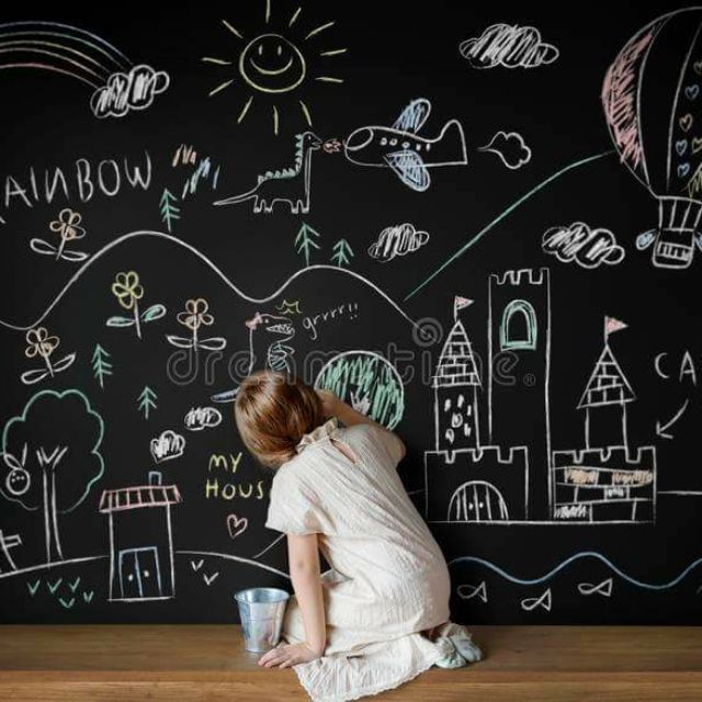 Decal bảng đen dán tường