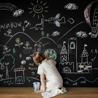 Decal bảng đen dán tường