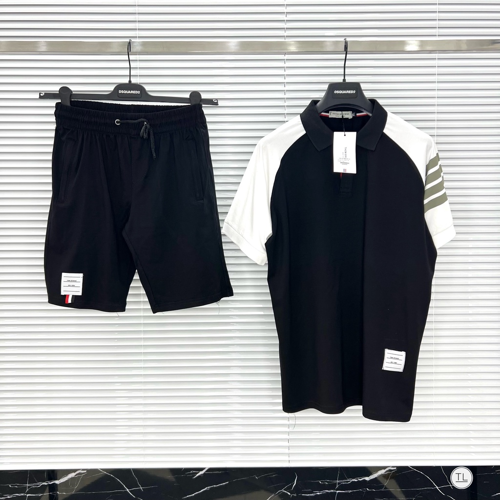 [Sẵn Hàng] [Sẵn Hàng] Bộ Quần Áo Nam Polo Thom Browne Siêu Đẹp - Bộ Nam Đơn Giản