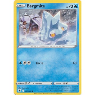 Thẻ Bài Pokemon Bergmite - 047/189 - Common