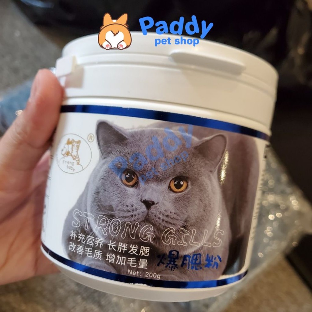 Bột Tăng Nọng Bánh Bao Dễ Thương Cho Mèo (200g)