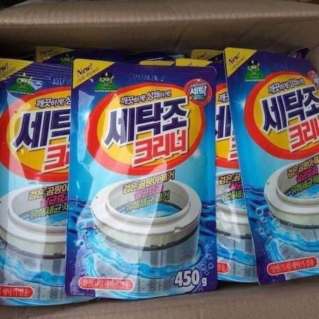 Bột Tẩy Lồng Giặt Hàn Quốc 450gr - Sát Khuẩn - Khử Mùi - An Toàn Cho Cả Gia Đình