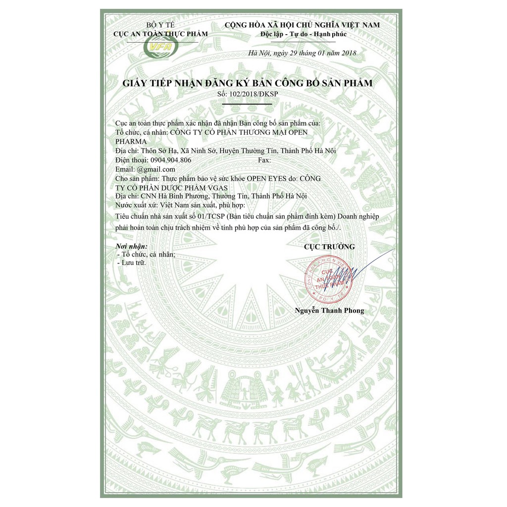 Viên Uống Bổ Mắt OPEN EYES chiết xuất quả việt quất cho đôi mắt sáng - Hộp 30 viên | Thế Giới Skin Care