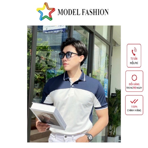 Áo thun polo nam nữ tay ngắn họa tiết hàn quốc Model Fashion