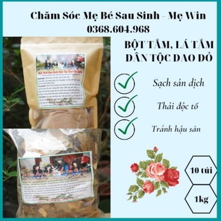 Lá tắm dân tộc Dao đỏ cho mẹ sau sinh