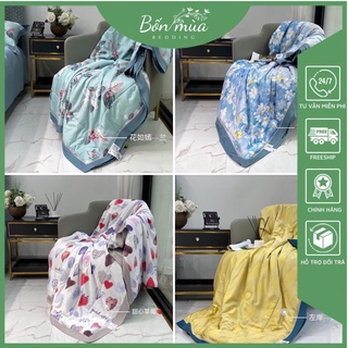 Chăn Hè Tencel Tơ Tằm Cao Cấp Cho Mùa hè (Mền Tencel), Chất Liệu Tự Nhiên Thoáng Mát, Kháng khuẩn, Kích thước 200x230cm