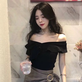 Áo trễ vai ôm ulzzang