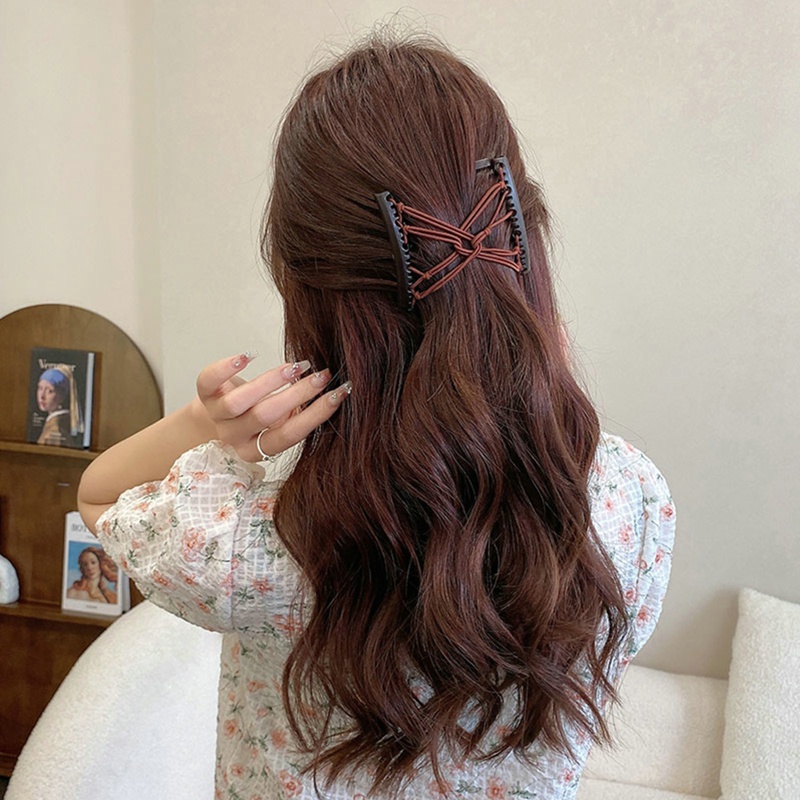 Kẹp Tóc Càng Cua 2 Trong 1 Tạo Kiểu Tóc Thời Trang Cho Nữ