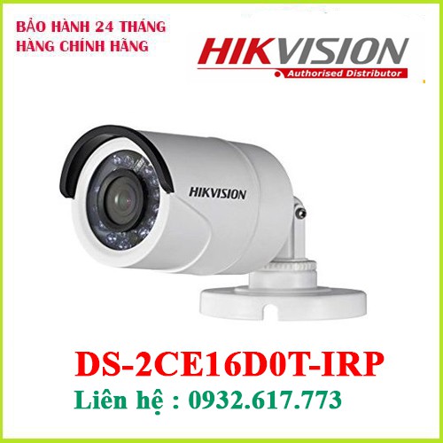 Camera HD-TVI hồng ngoại 2.0 Megapixel HIKVISION DS-2CE16D0T-IRP