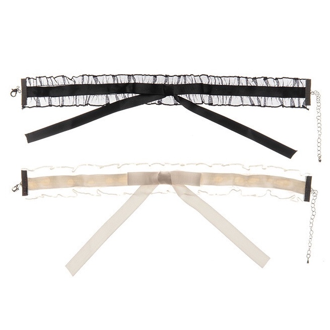 Choker Ren Đính Nơ Phong Cách Hàn Quốc