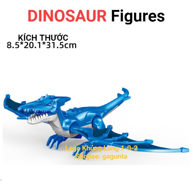 Đồ Chơi Khủng Long Bay Xanh Dương 2020 Jurassic World hãng Kopf
