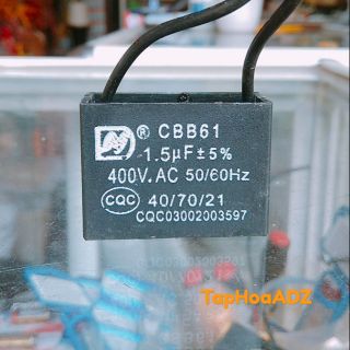 Tụ quạt 1,5 uF tụ không phân cực