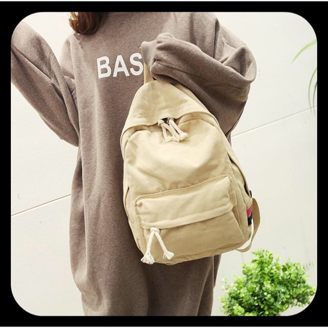 BALO BASIC IS KING - Màu RETRO -Chất vải canvas bền bỉ -  Thiết kế mới nhất, rẻ đẹp, ulzzang Hàn Quốc