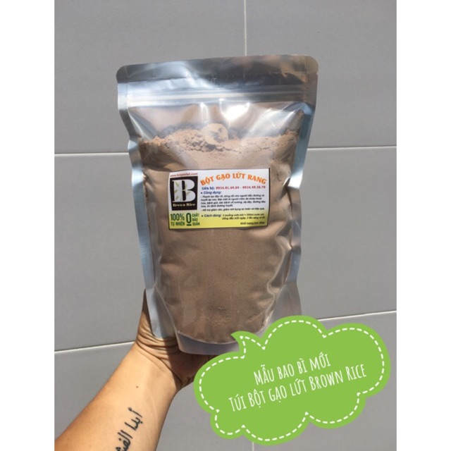 Bột gạo lứt Brown rice 800gr rang tay thực dưỡng | BigBuy360 - bigbuy360.vn